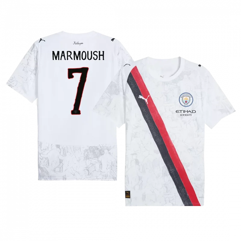MARMOUSH #7 Manchester City KidSuper Soccer Jersey 2025/26 - Club World Cup