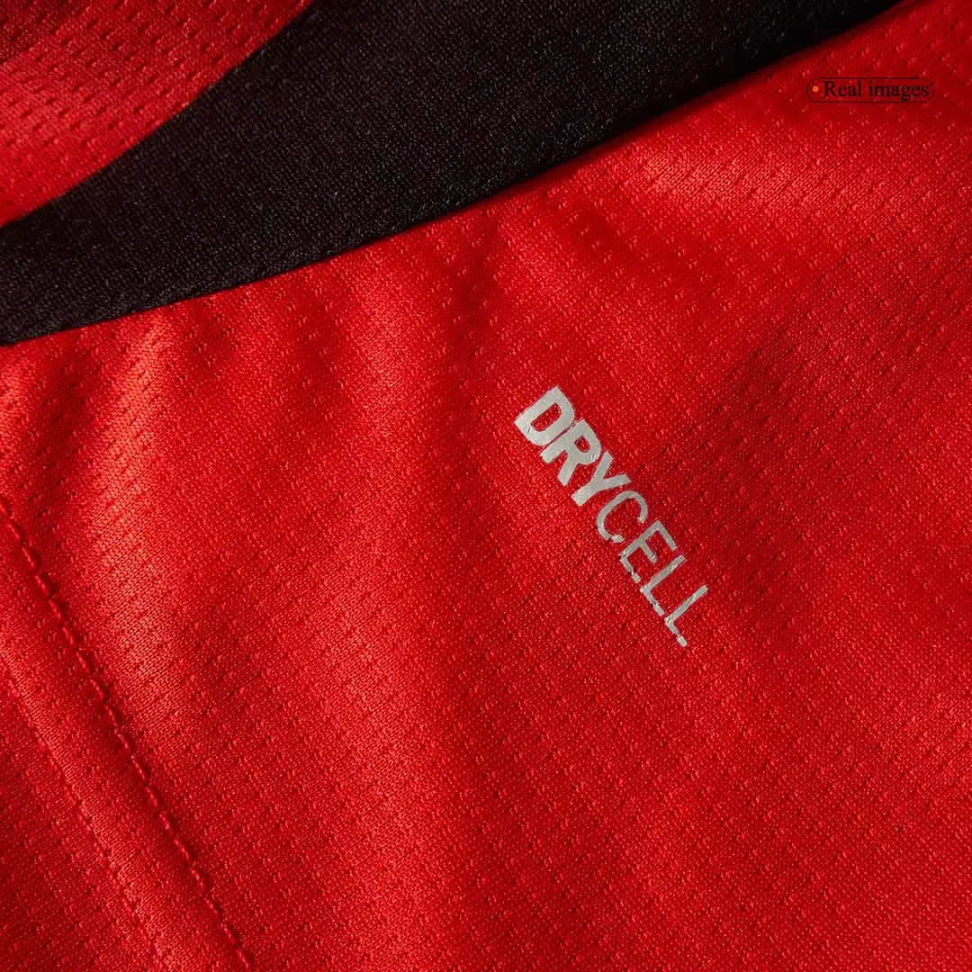 AC Milan Home Long Sleeve Soccer Jersey - Image 13