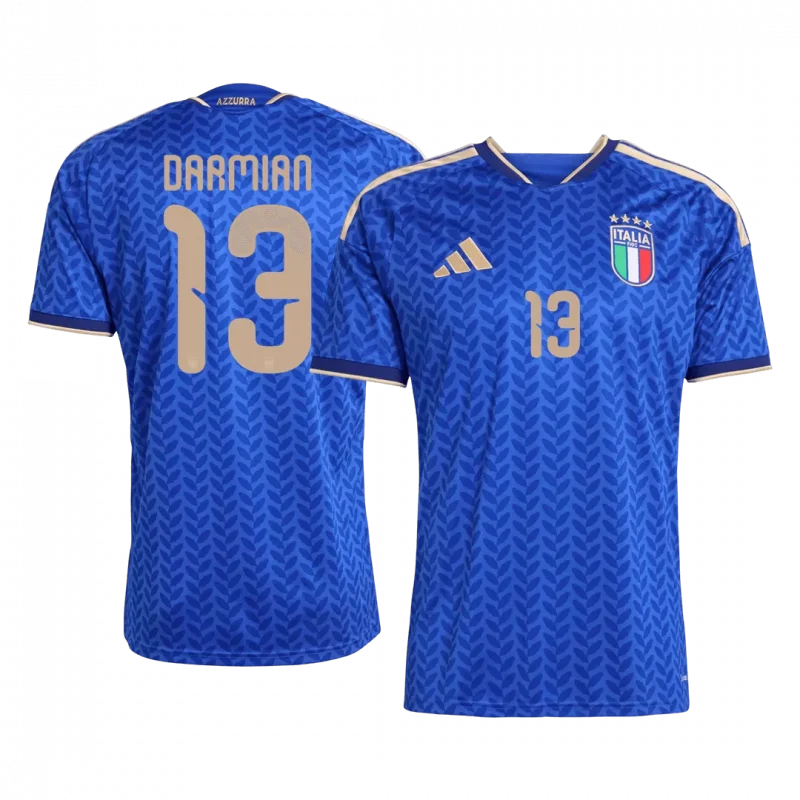 DARMIAN #13 Italy Home Soccer Jersey World Cup 2026