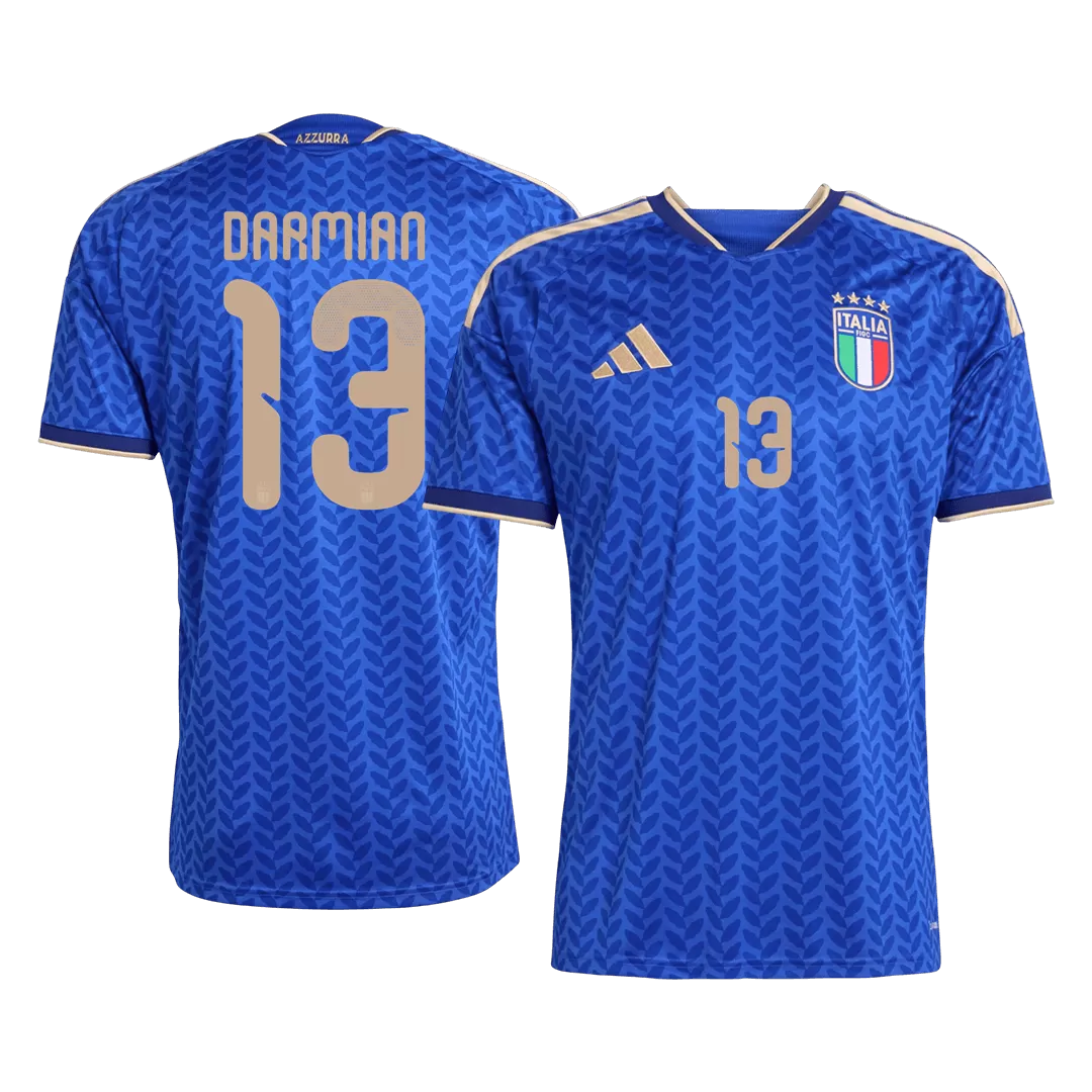 DARMIAN #13 Italy Home Soccer Jersey World Cup 2026