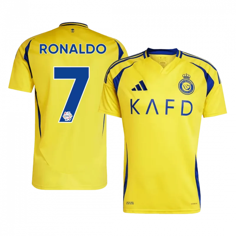 RONALDO #7 Al Nassr Home Soccer Jersey