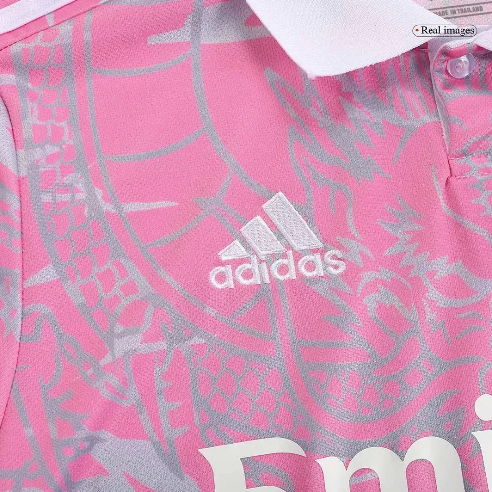 Real Madrid x Chinese Dragon Soccer Jersey 2023/24 (pink) - Image 8