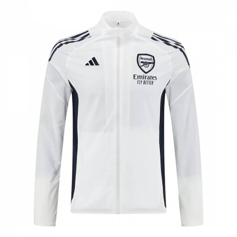 Arsenal Windbreaker Jacket 2025/26 - White
