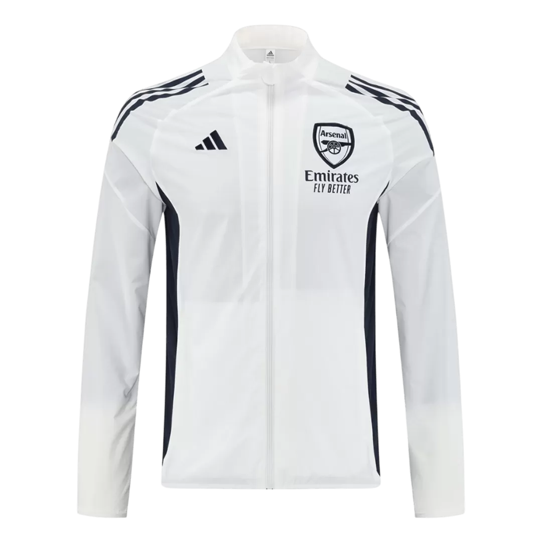 Arsenal Windbreaker Jacket 2025/26 - White