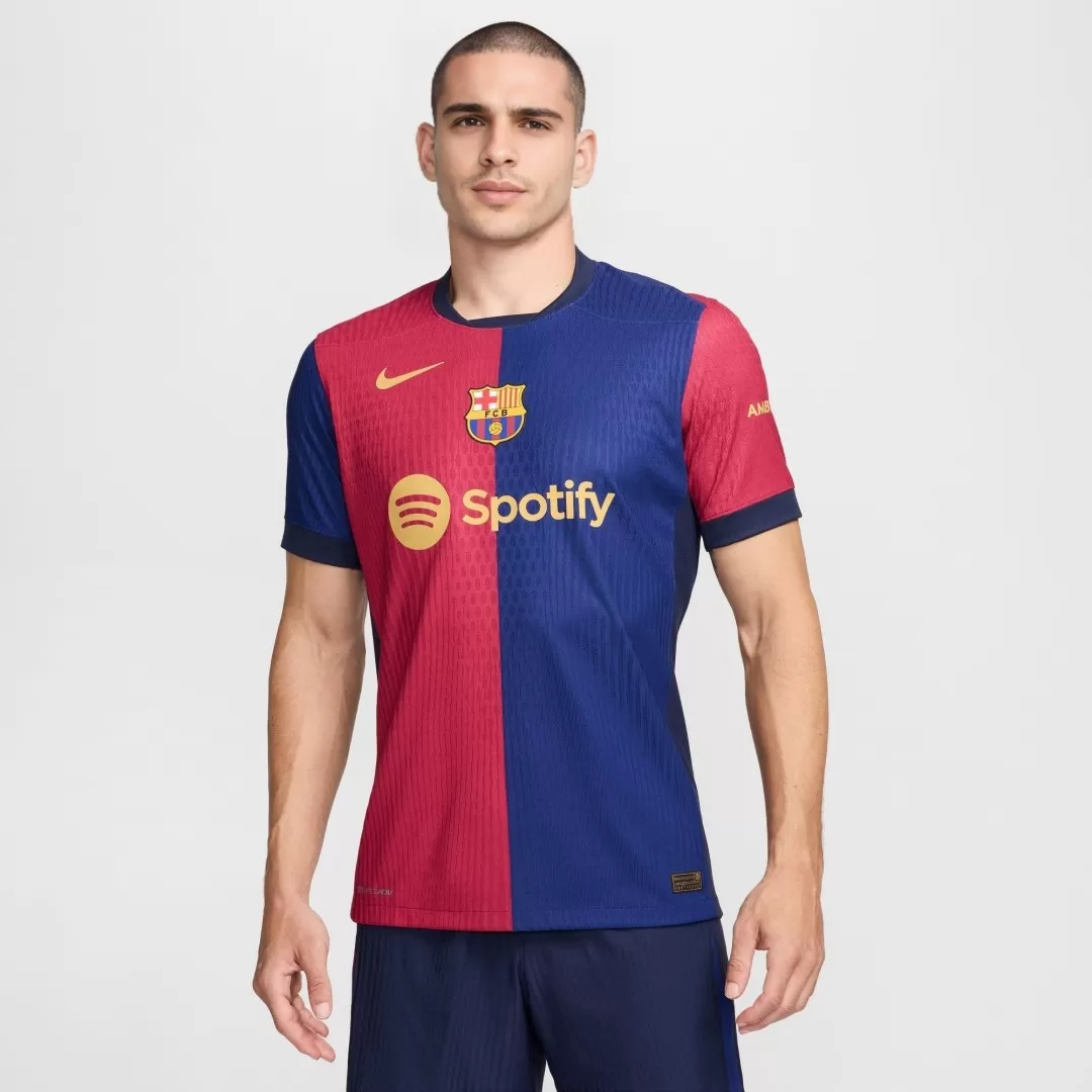 Barcelona Home Authentic Soccer Jersey - Image 3