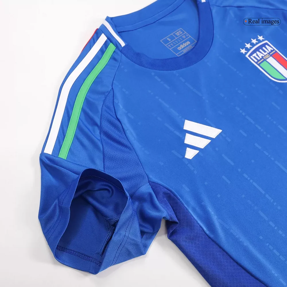 BARELLA #18 Italy Home Soccer Jersey EURO - Image 5
