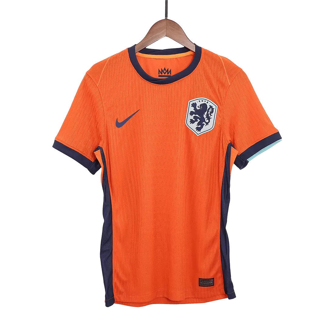Netherlands Home Authentic Soccer Jersey EURO - Image 5