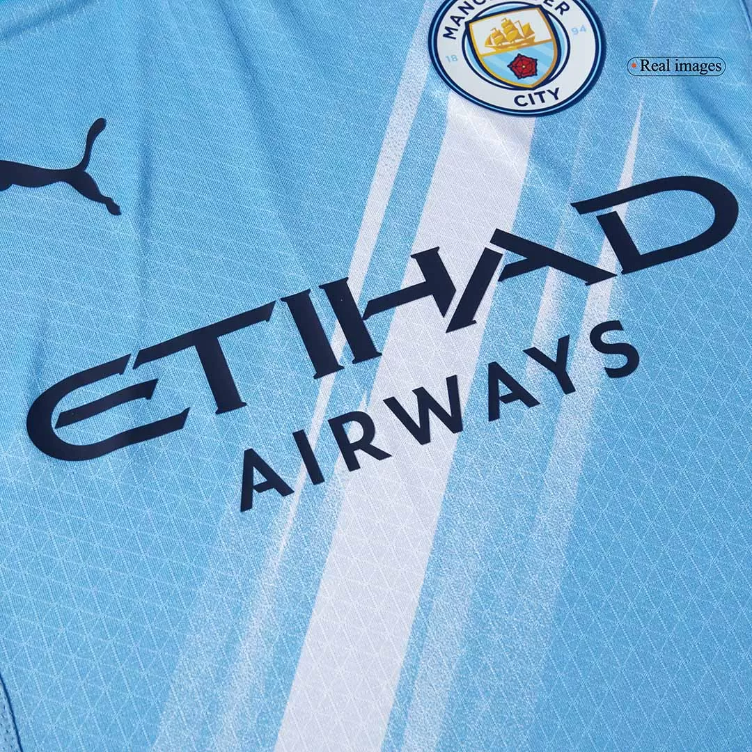 HAALAND #9 Manchester City Home Authentic Soccer Jersey 2025/26 - Club World Cup - Image 10