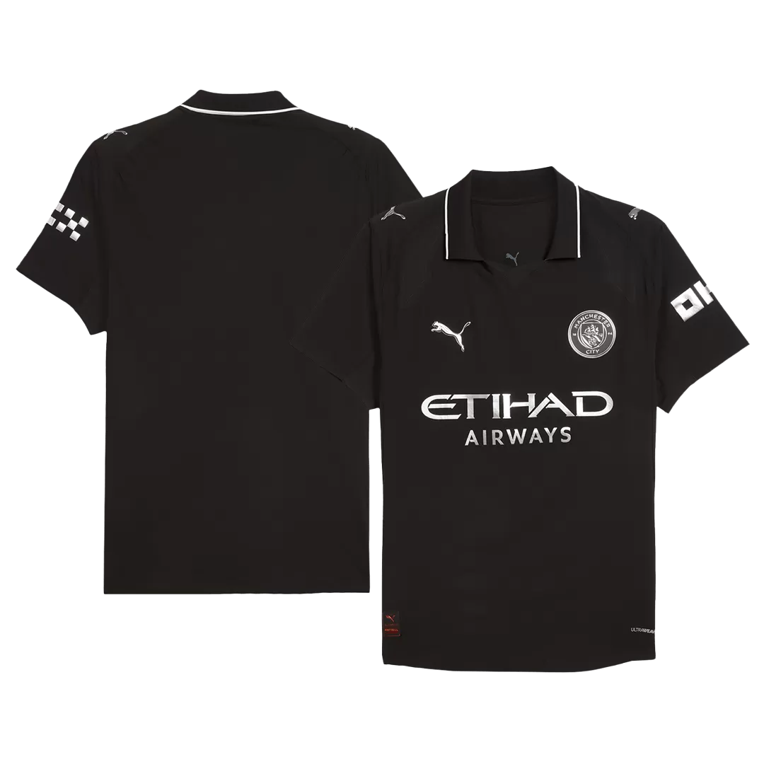 Manchester City Away Authentic Soccer Jersey 2025/26 - Image 3