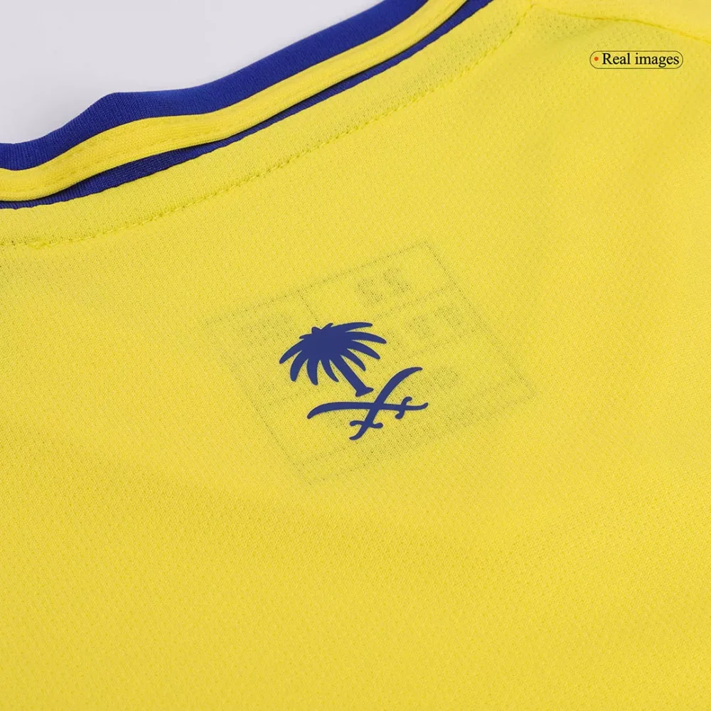 RONALDO #7 Al Nassr Home Kids Soccer Jerseys Kit - Image 15