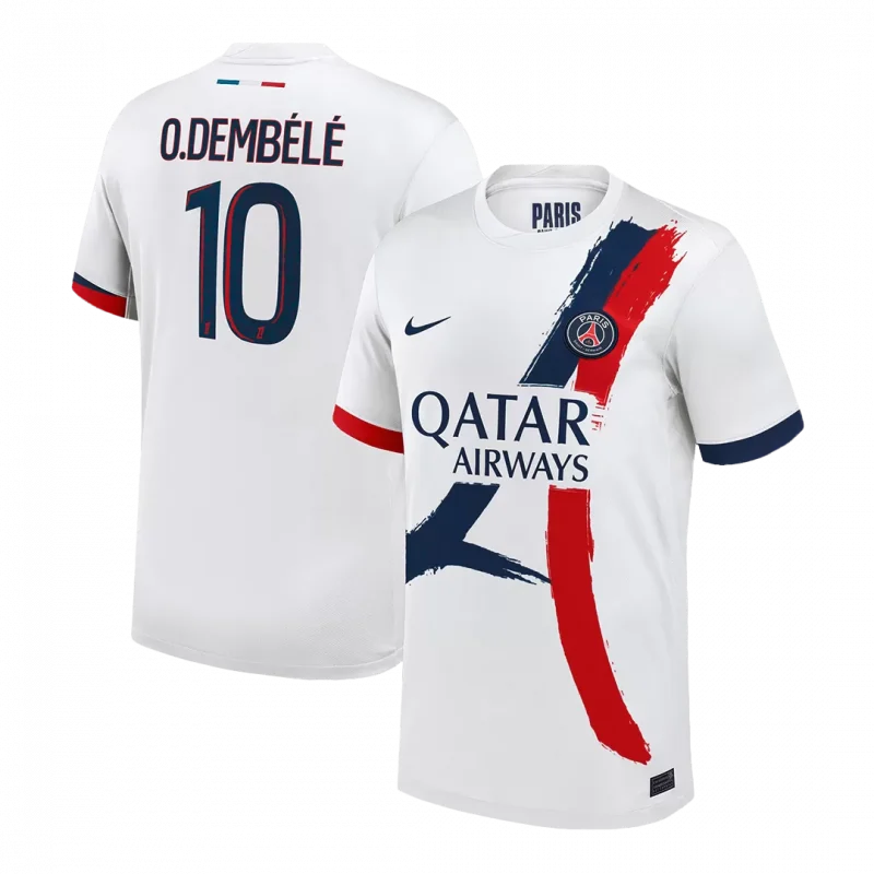 O.DEMBÉLÉ #10 PSG Away Soccer Jersey