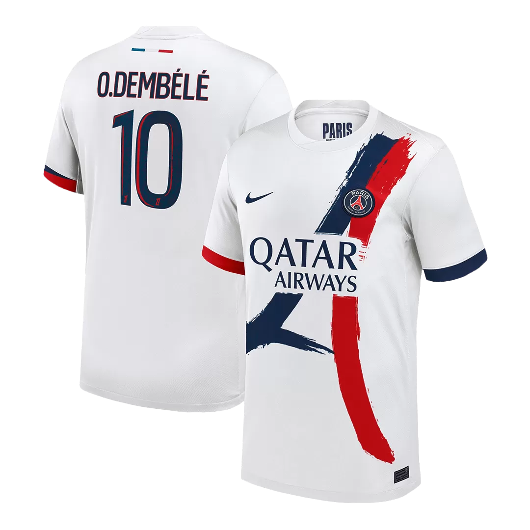 O.DEMBÉLÉ #10 PSG Away Soccer Jersey