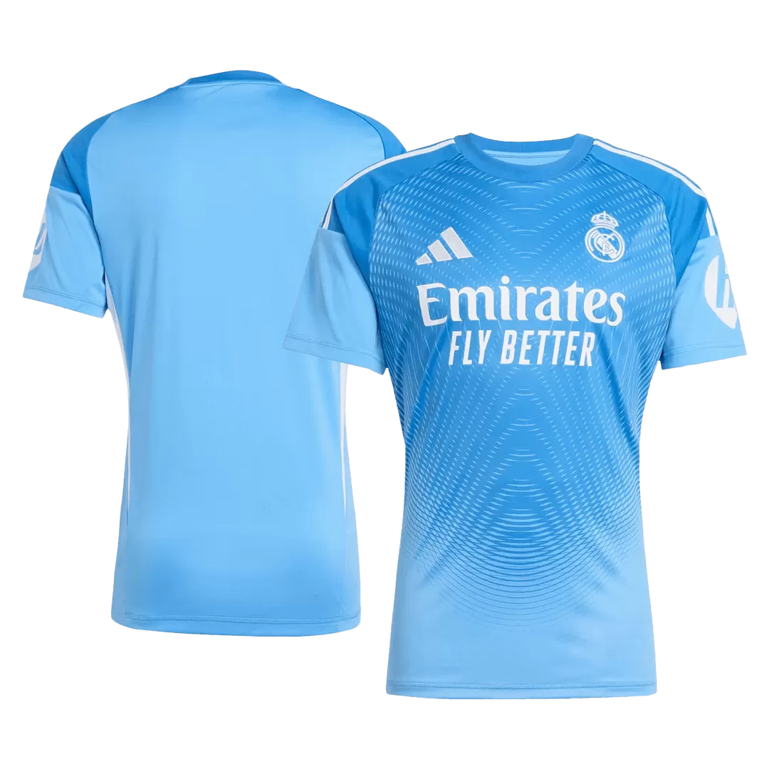 Real Madrid Goalkeeper Soccer Jersey 2025/26 Blue - Image 3