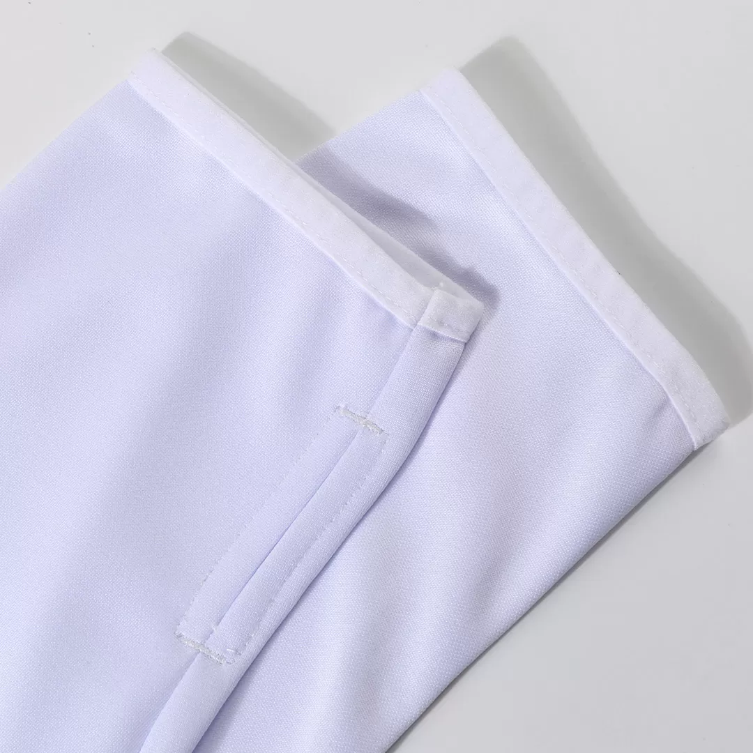 Real Madrid 1/4 Zip Tracksuit 2025/26 Kids White - Image 10