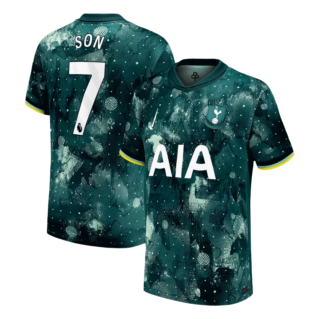SON #7 Tottenham Hotspur Third Away Soccer Jersey