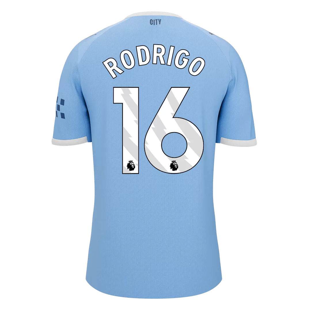RODRIGO #16 Manchester City Home Soccer Jersey 2025/26 - Image 2