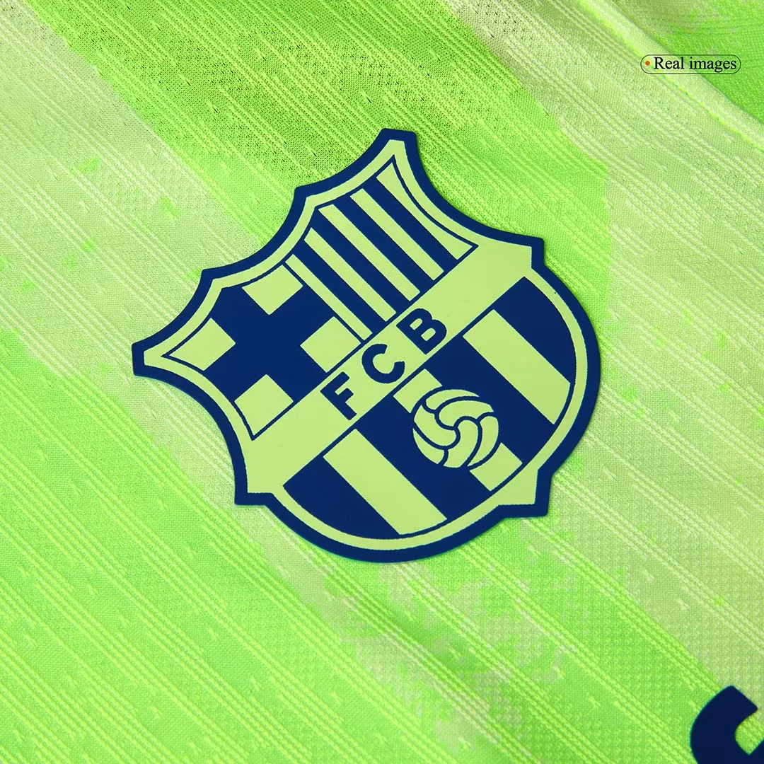 LAMINE YAMAL #19 Barcelona Third Away Authentic Soccer Jersey - UCL - Image 3