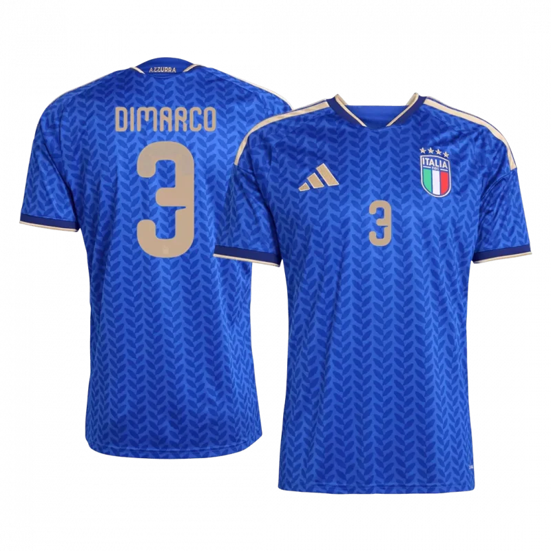DIMARCO #3 Italy Home Soccer Jersey World Cup 2026