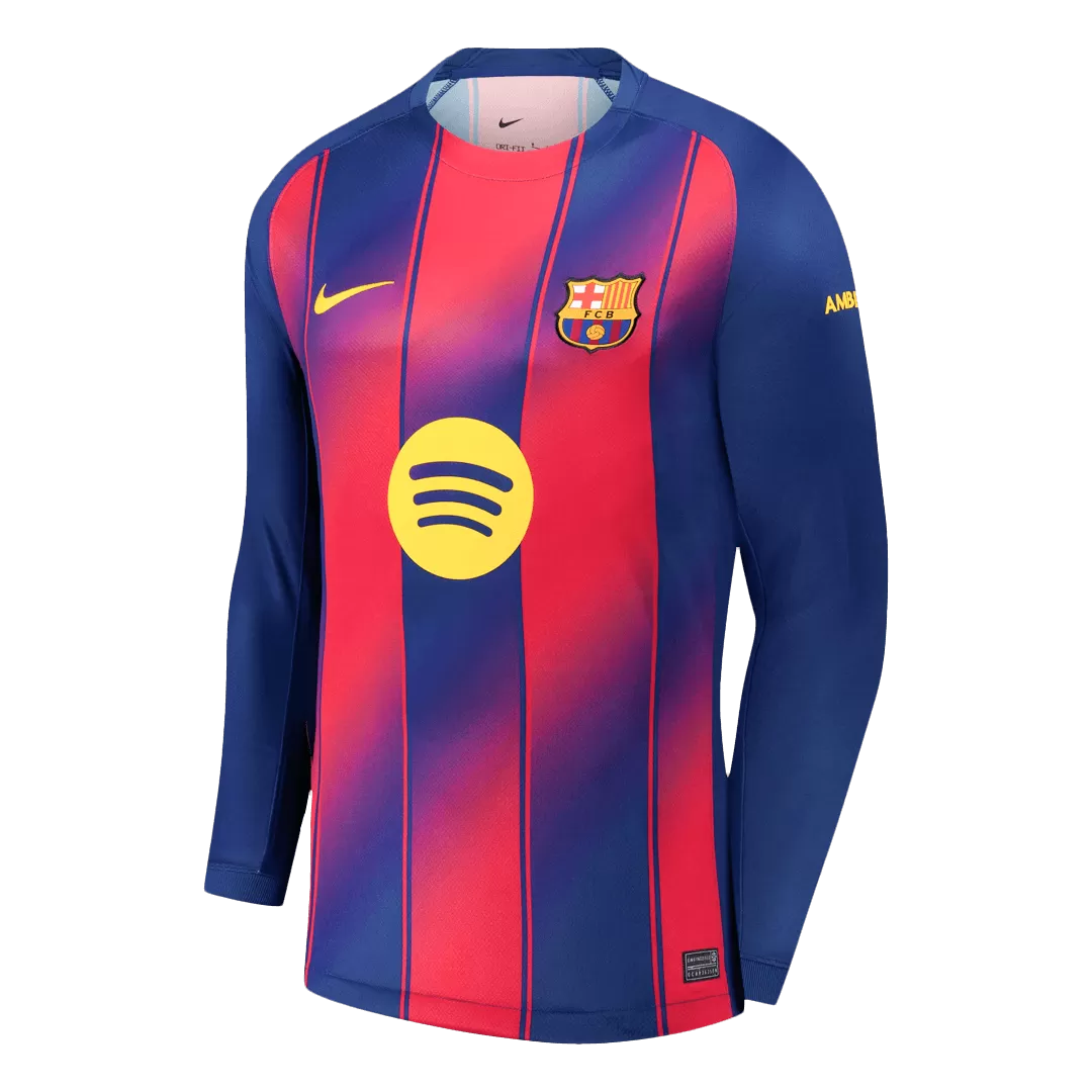 Barcelona Home Long Sleeve Jersey 2025/26 - Image 4