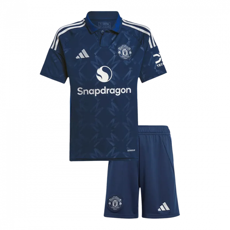 Manchester United Away Kids Soccer Jerseys Kit