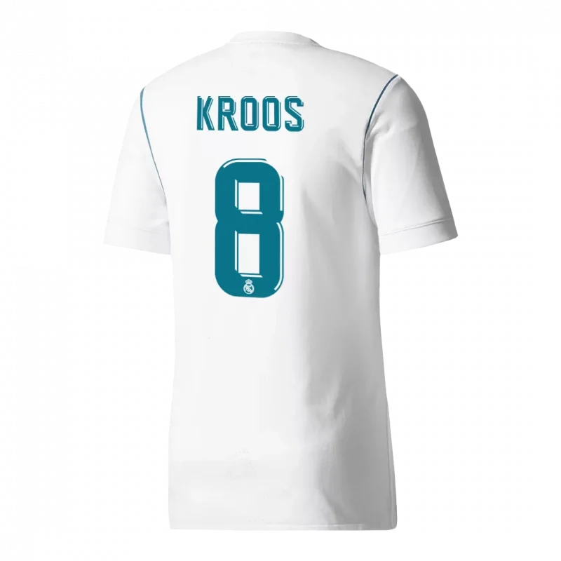 Vintage Soccer Jersey KROOS #8 Real Madrid Home 2017/18