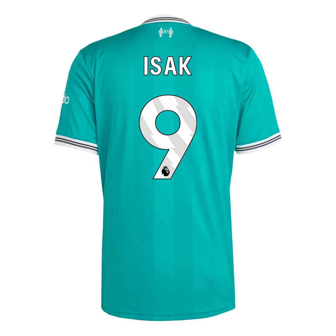 ISAK #9 Liverpool Third Away Soccer Jersey 2025/26 - Image 3