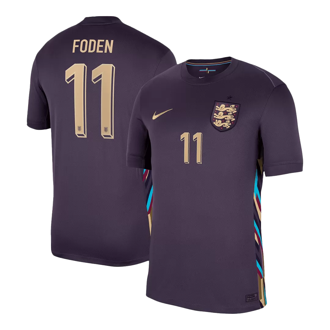 FODEN #11 England Away Soccer Jersey EURO