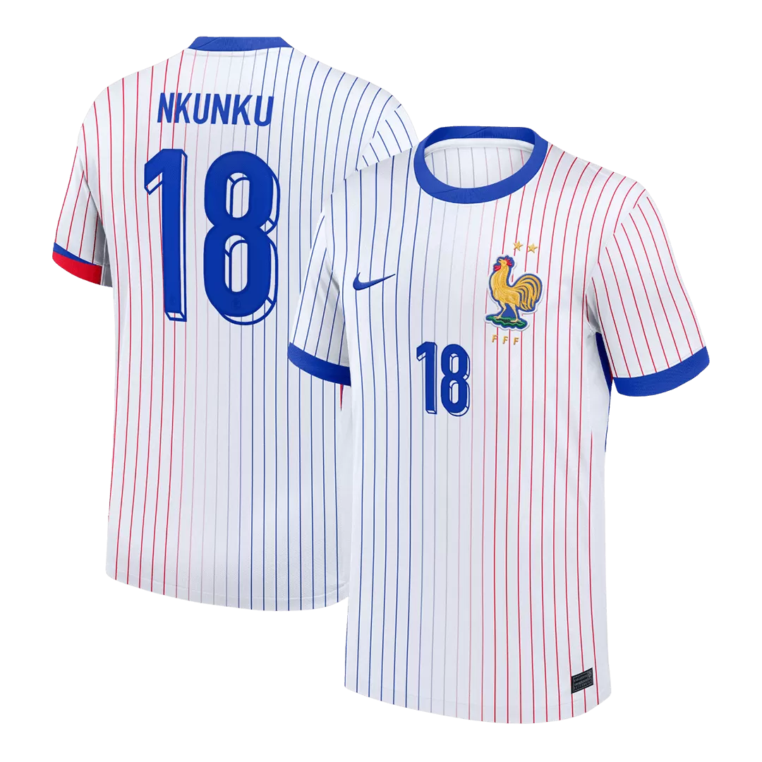 NKUNKU #18 France Away Soccer Jersey