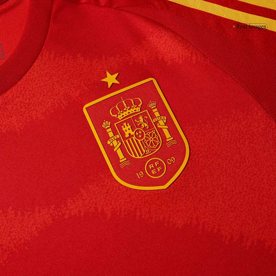 Spain Home Soccer Jersey EURO - Image 8