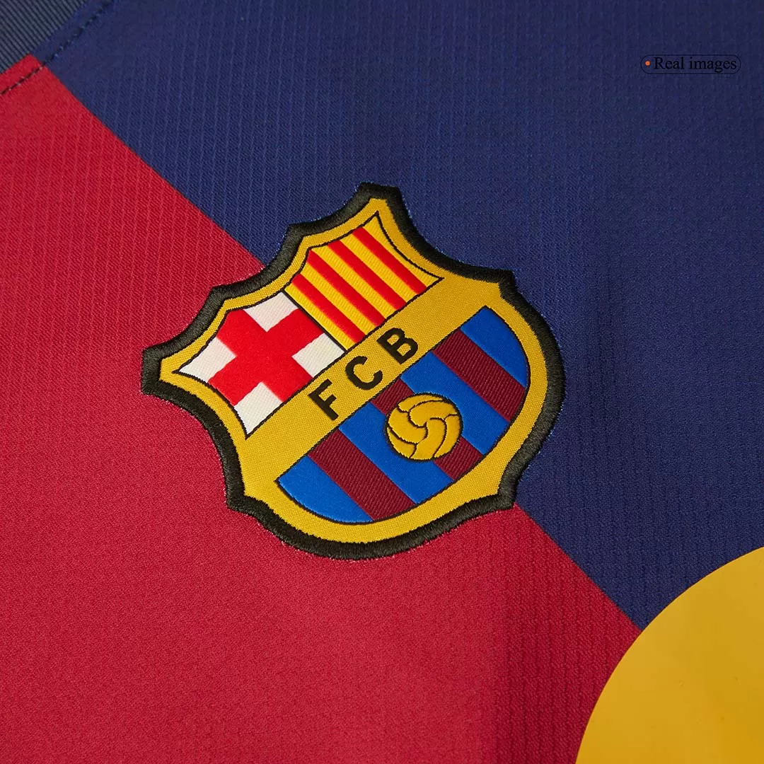 RAPHINHA #11 Barcelona Home Soccer Jersey - UCL(Spotify Logo Without Text) - Image 6