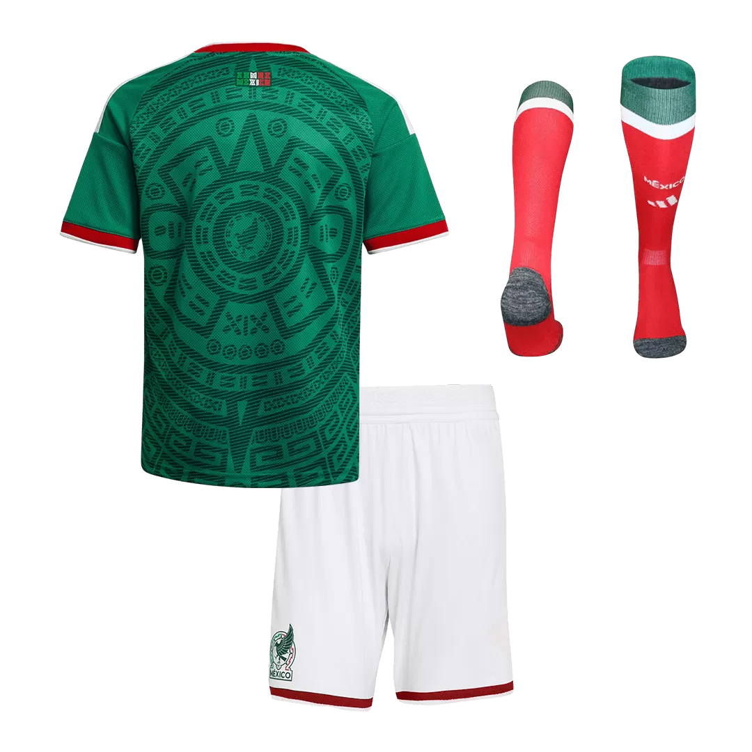 Mexico Home Kids Soccer Jerseys Full Kit 2025/26 - Image 2