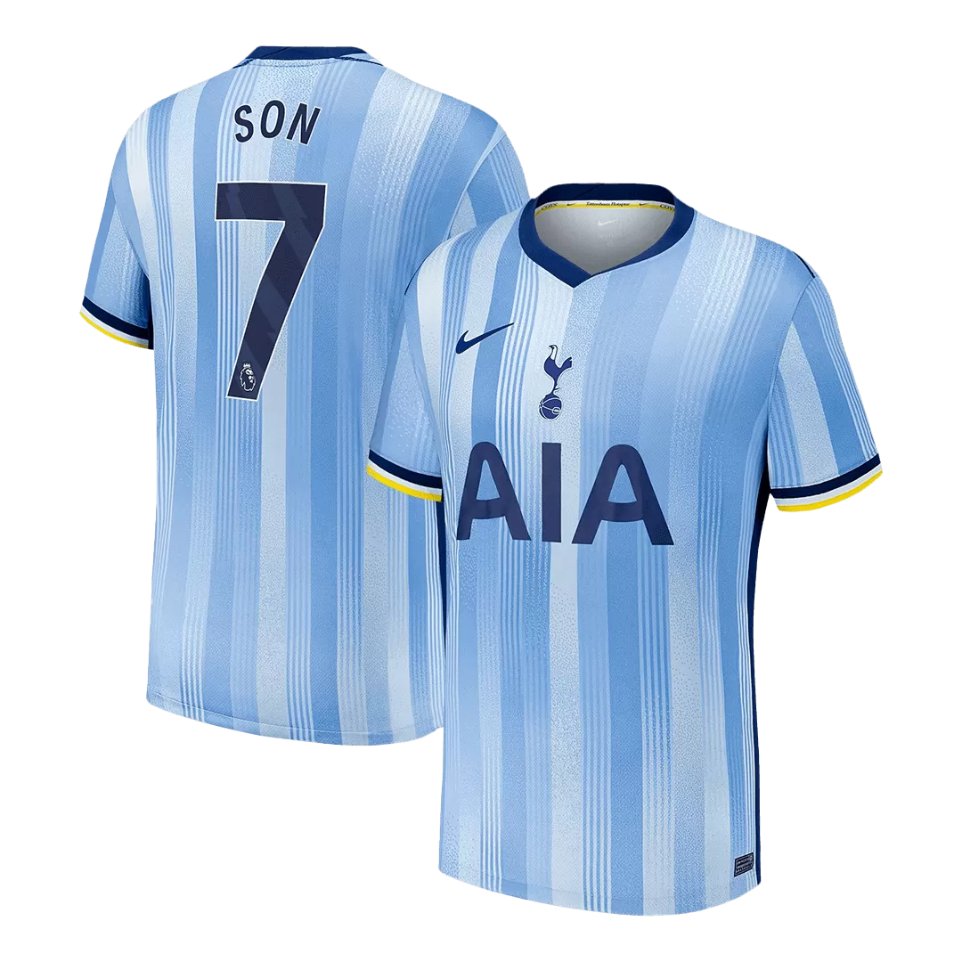SON #7 Tottenham Hotspur Away Soccer Jersey
