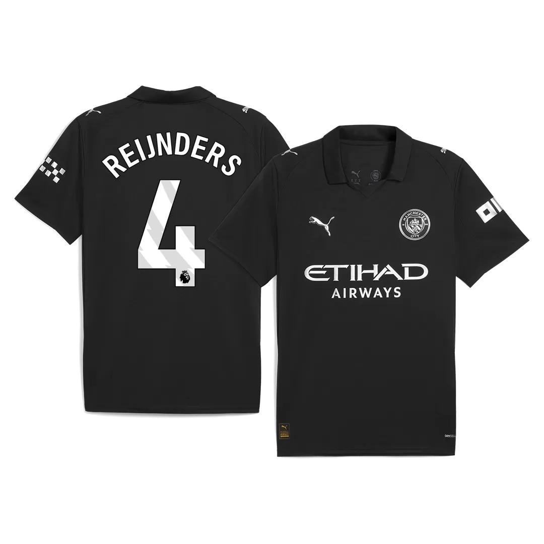 REIJNDERS #4 Manchester City Away Soccer Jersey 2025/26