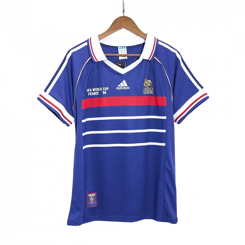 Vintage Soccer Jersey France Home 1998 World Cup