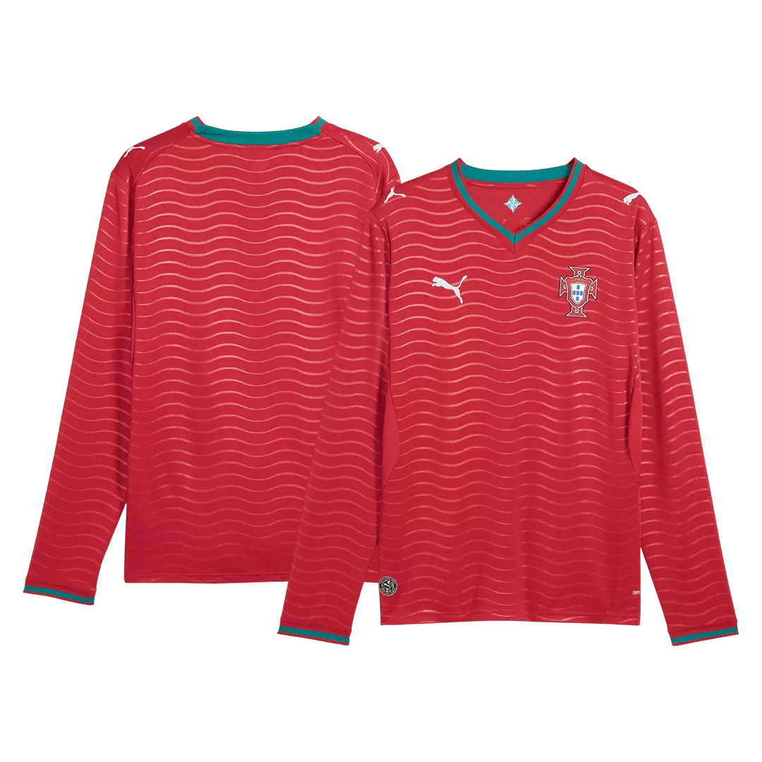 Portugal Home Long Sleeve Jersey World Cup 2026 - Image 3