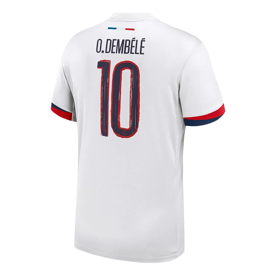 O.DEMBÉLÉ #10 PSG Away Soccer Jersey - UCL - Image 3