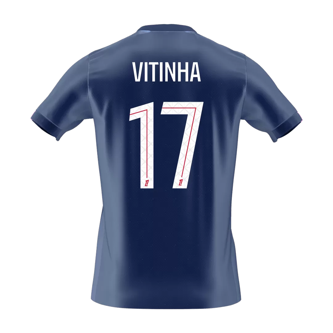 VITINHA #17 PSG Home Soccer Jersey 2025/26 - Image 2