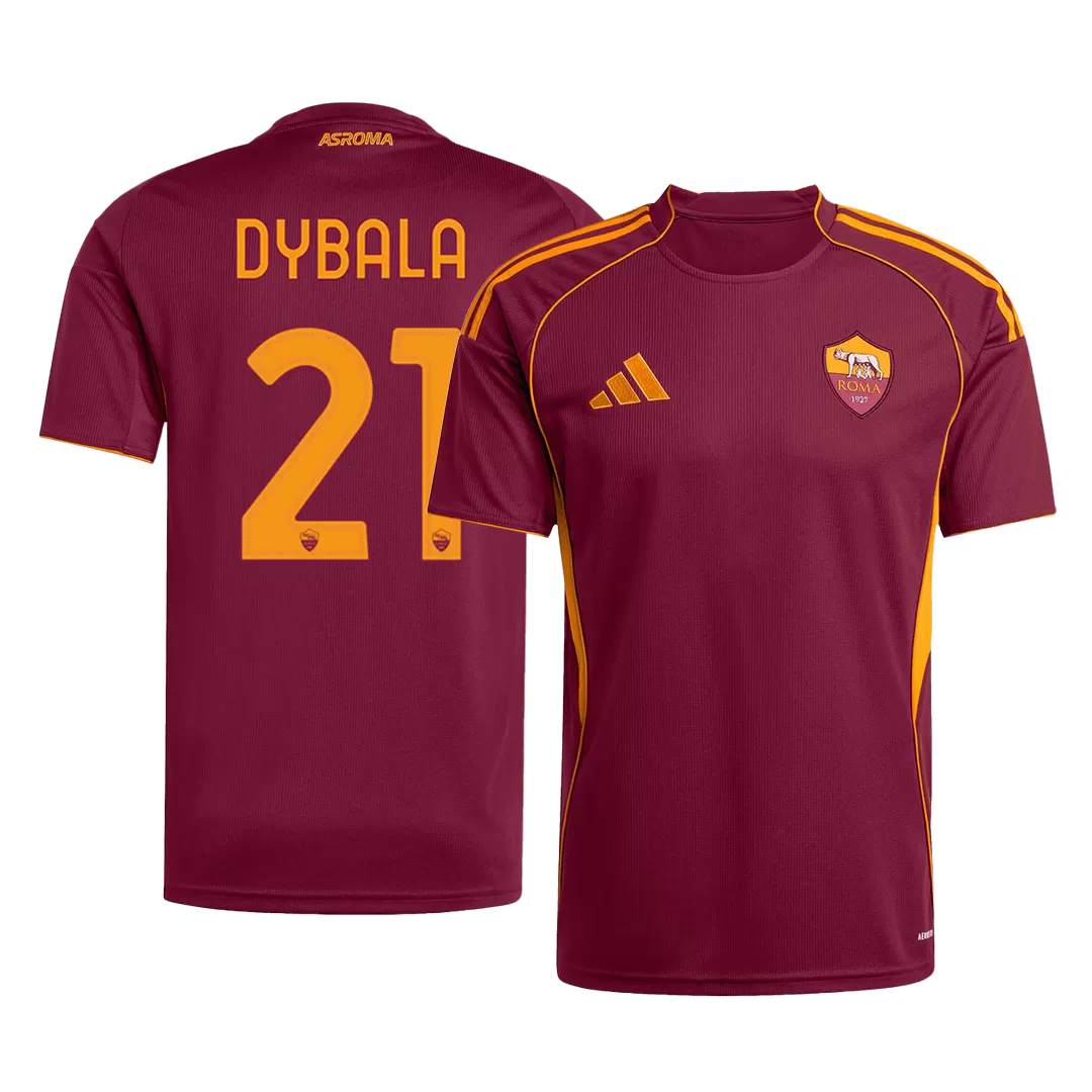 DYBALA #21 Roma Home Soccer Jersey 2025/26