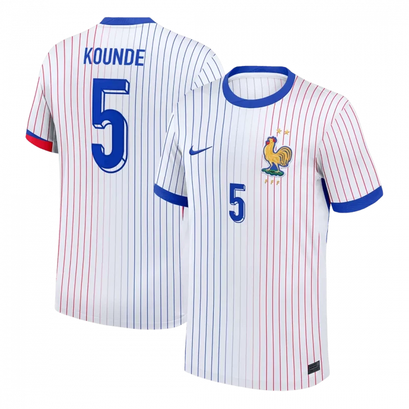KOUNDE #5 France Away Soccer Jersey