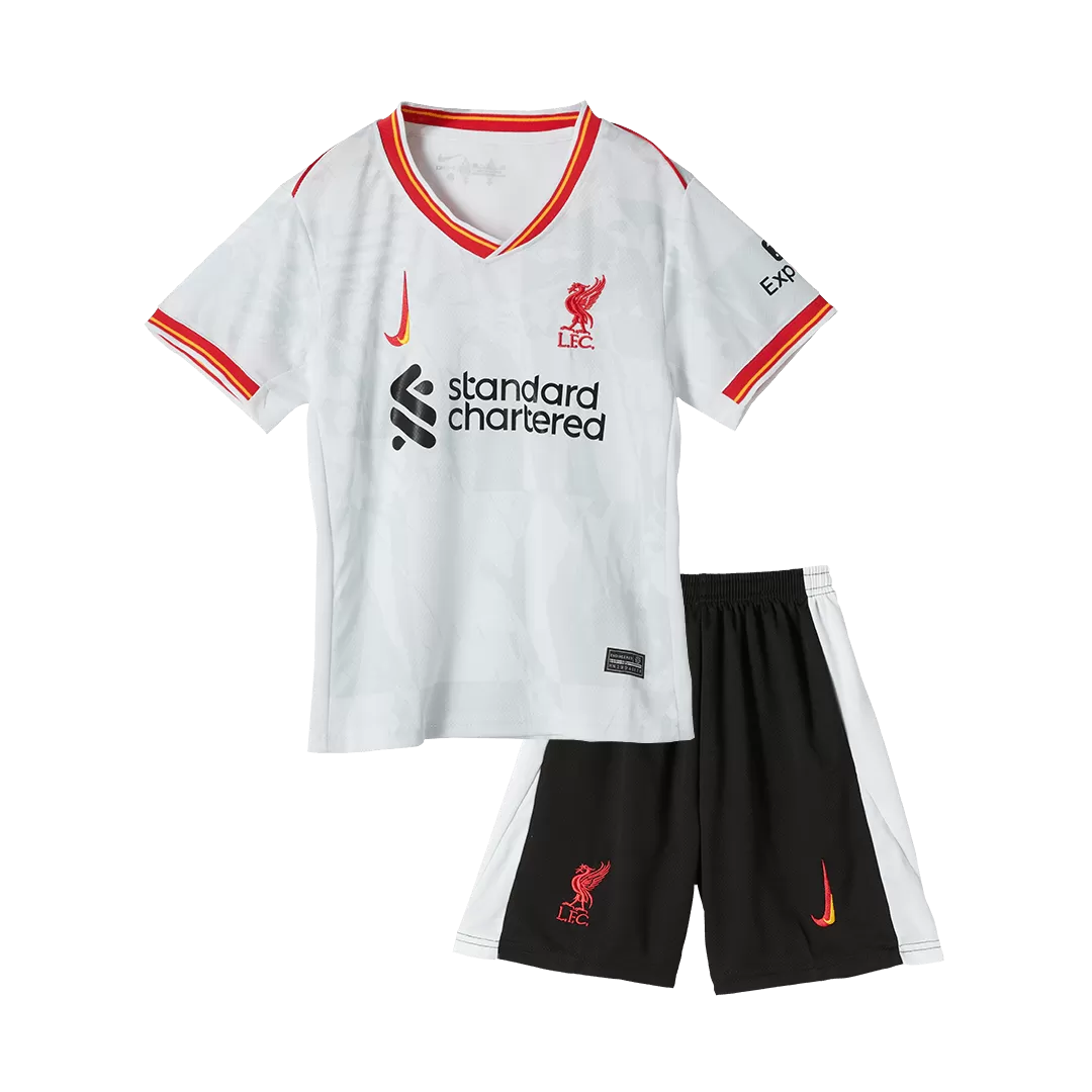 Liverpool Third Away Kids Soccer Jerseys Kit - Image 3