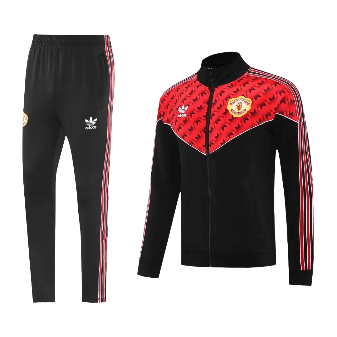 Manchester United Jacket Tracksuit 2025/26 Red&Black - Image 2