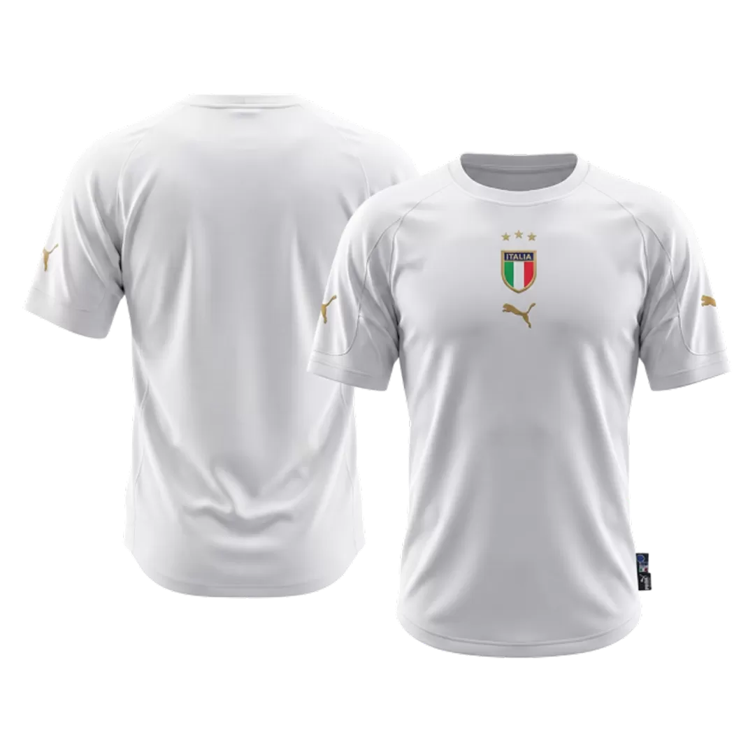 Retro Soccer Jersey Italy Away 2004 - Image 3