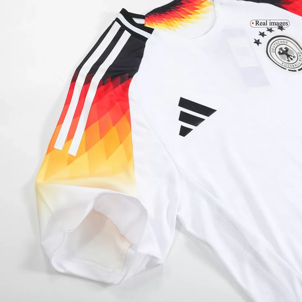 Germany Home Authentic Soccer Jersey EURO - Image 4