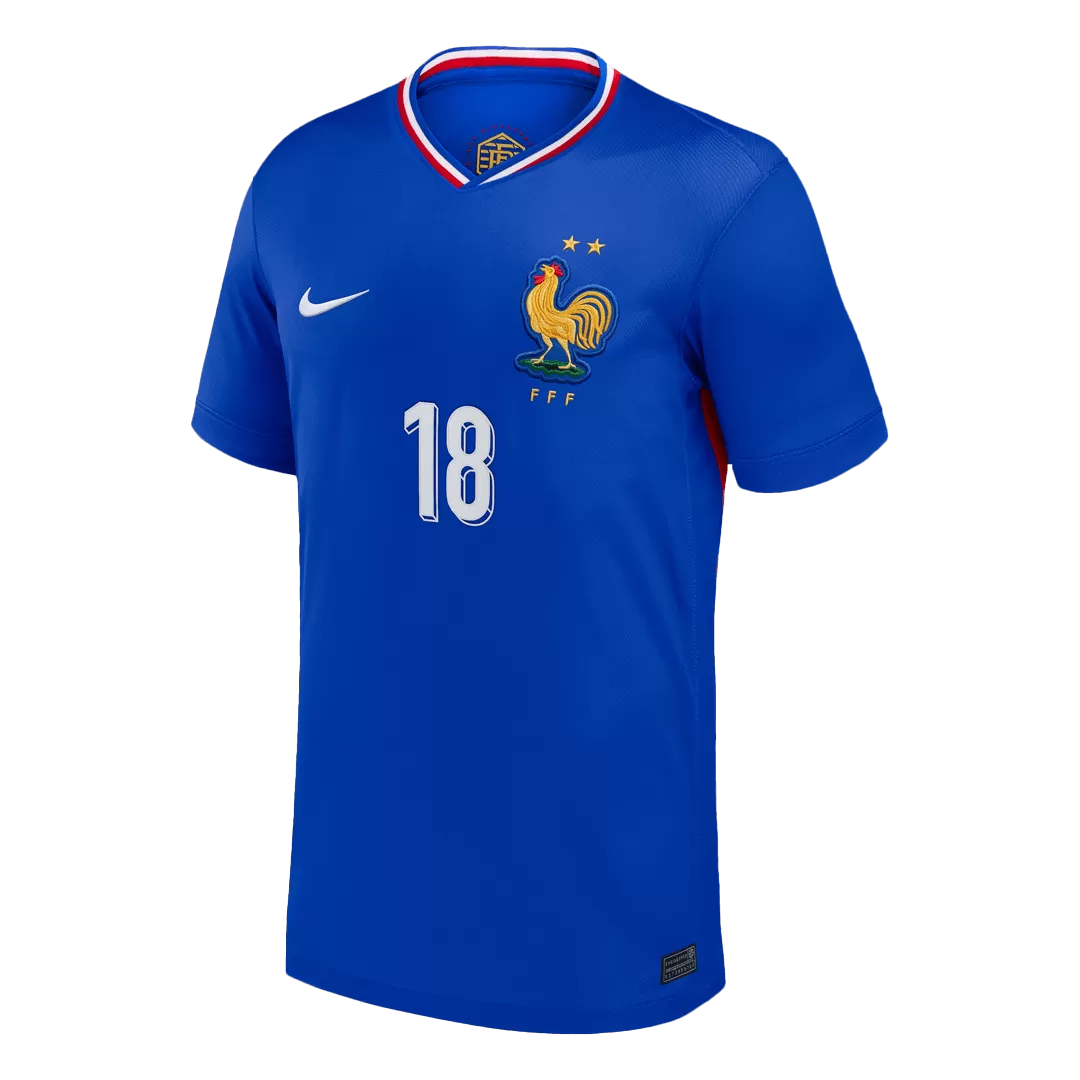 NKUNKU #18 France Home Soccer Jersey - Image 2