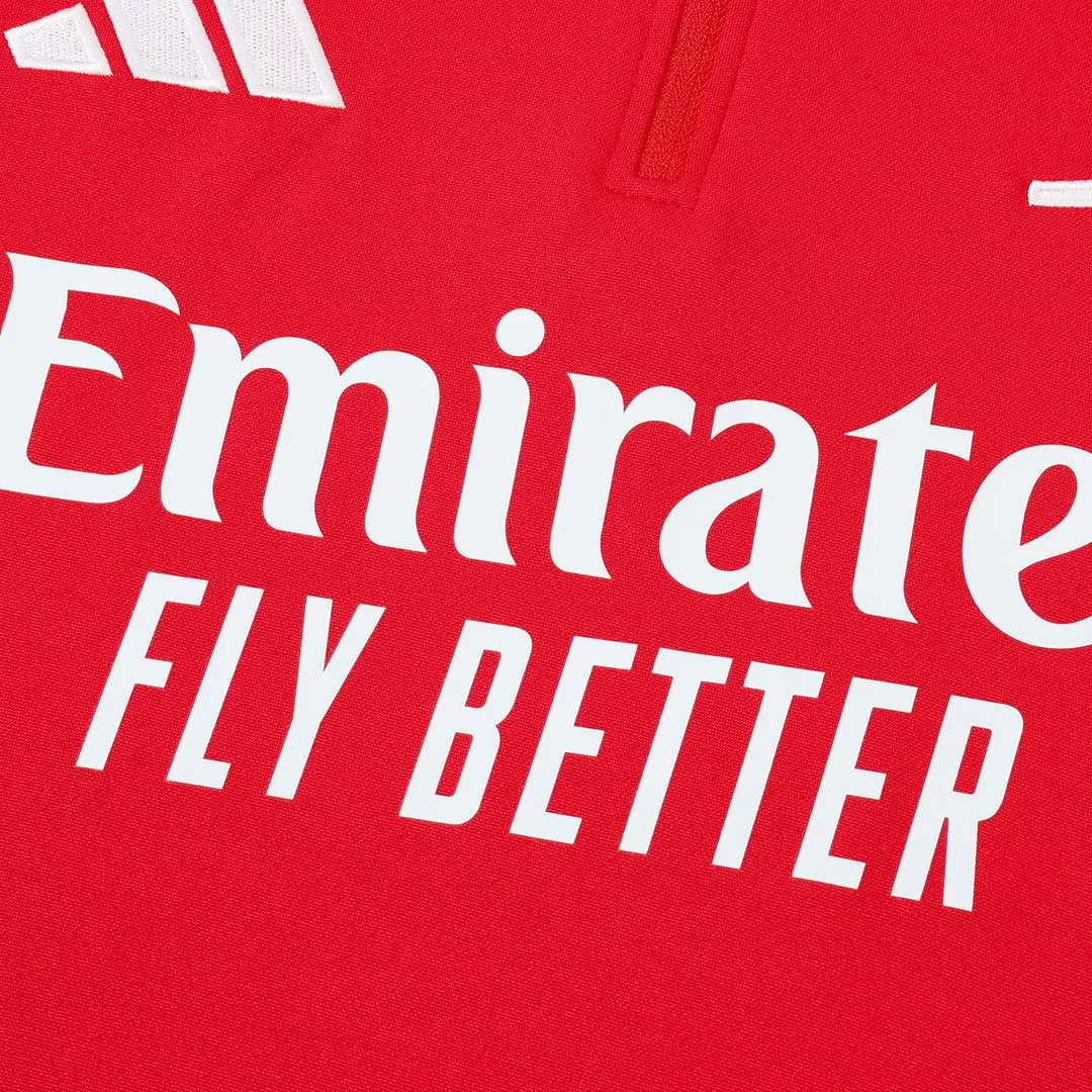 Arsenal 1/4 Zip Tracksuit 2025/26 Red - Image 9