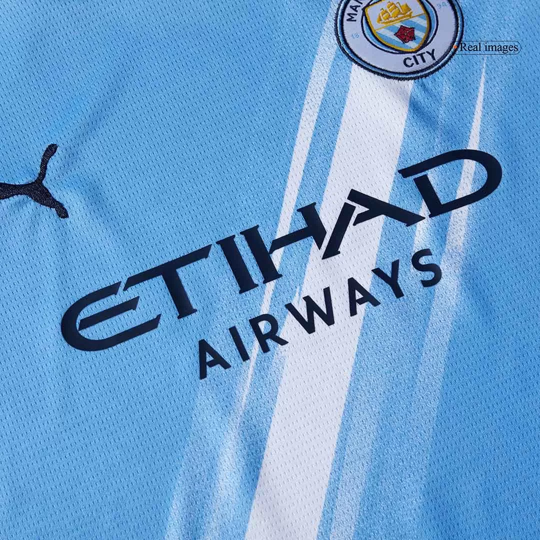 Manchester City Home Kids Soccer Jerseys Kit 2025/26 - Image 11