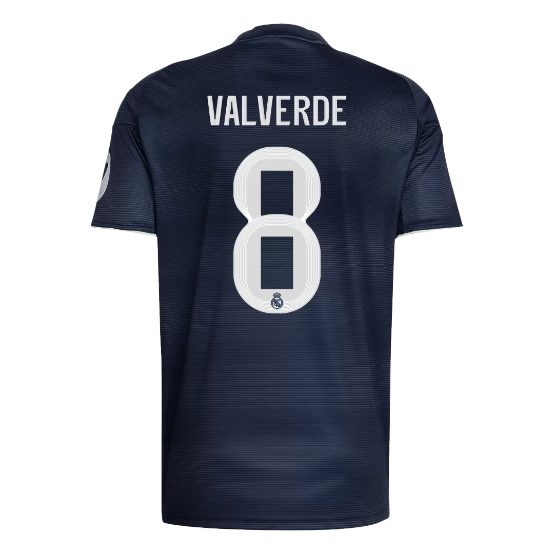 VALVERDE #8 Real Madrid Away Soccer Jersey 2025/26 - Image 3