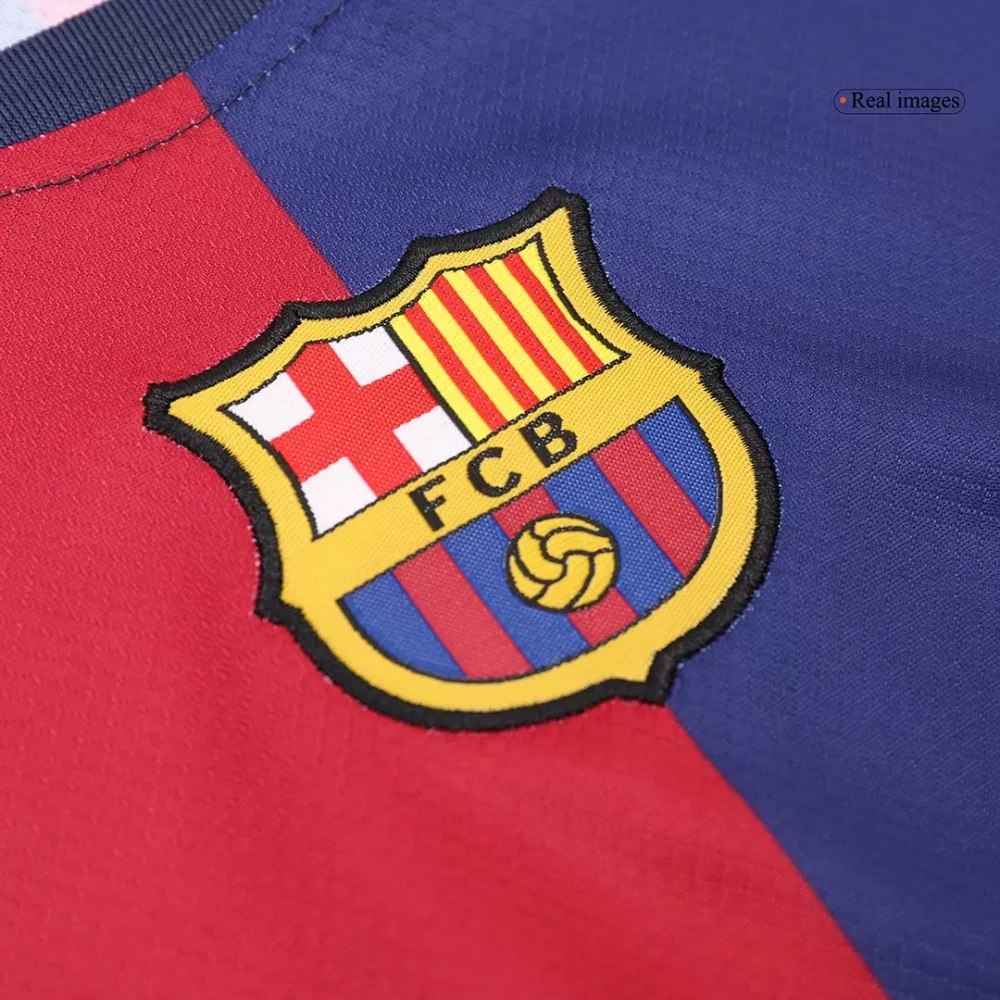 Barcelona Home Kids Soccer Jerseys Kit - Image 9