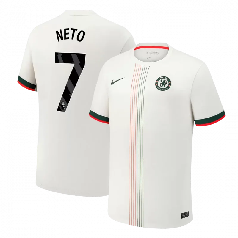 NETO #7 Chelsea Away Soccer Jersey 2025/26