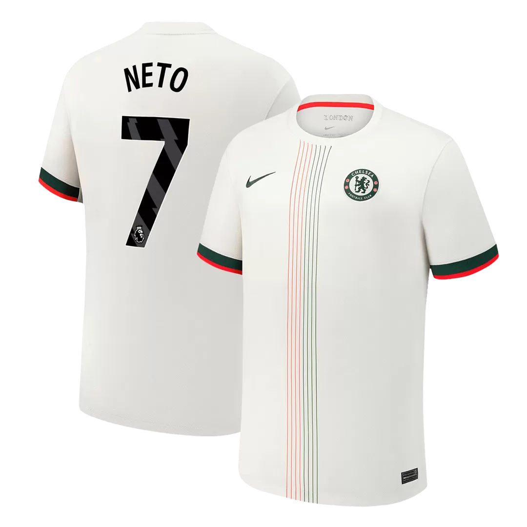 NETO #7 Chelsea Away Soccer Jersey 2025/26